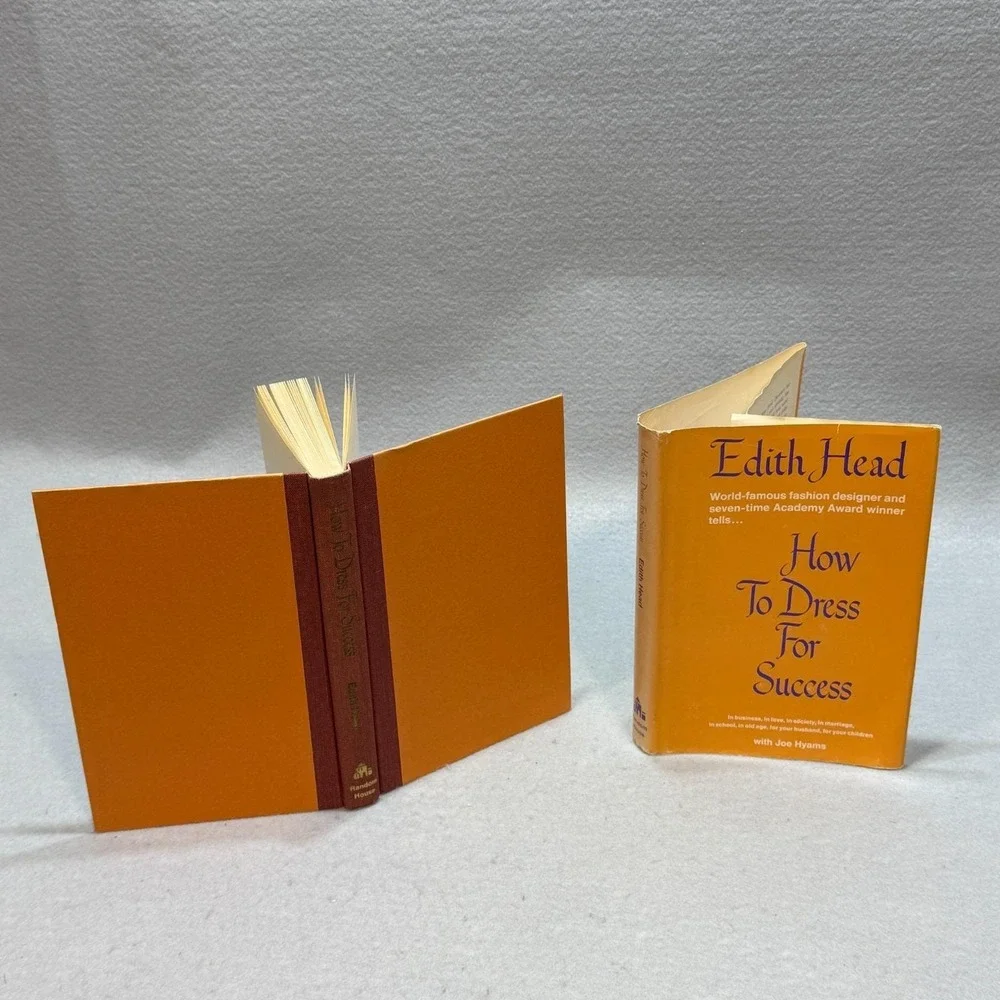 Vintage 1967 Edith Head How to Dress for Success 1st Printing HC DJ Fashion